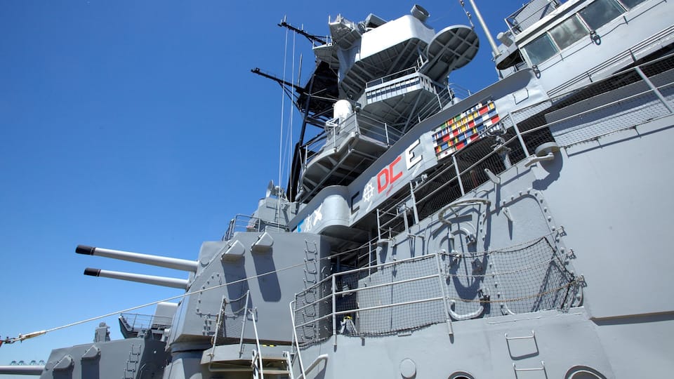 USS Iowa featuring military items