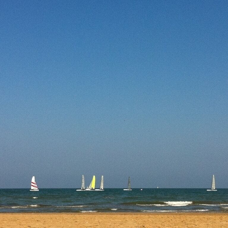 Beautiful day out on the Adriatic sea
