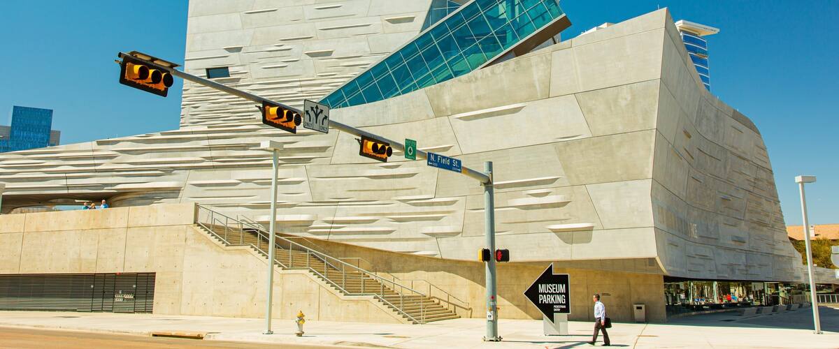 Perot Museum of Nature and Science showing modern architecture
