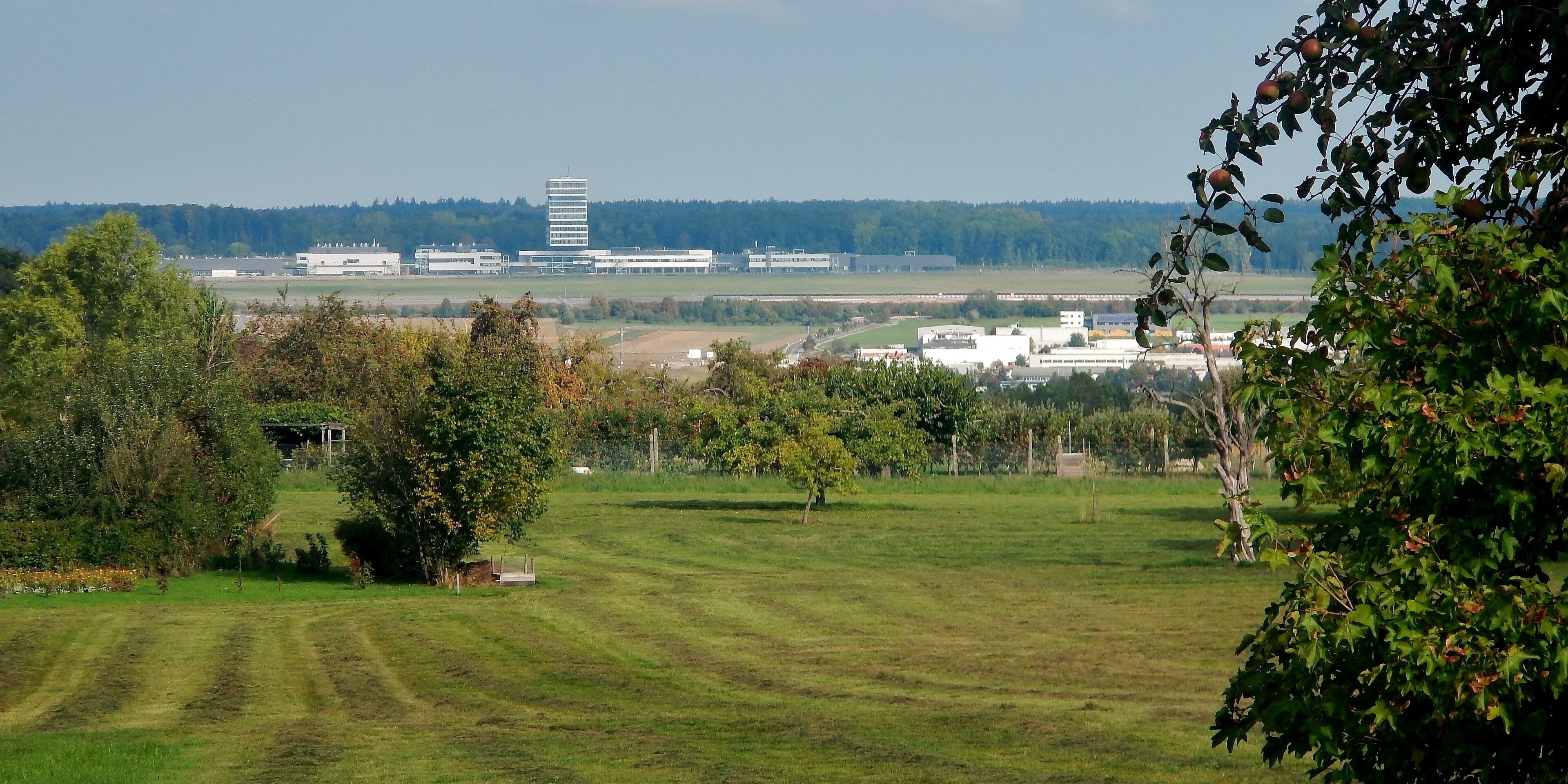 Blick bis zum Robert-Bosch-Campus in Malmsheim