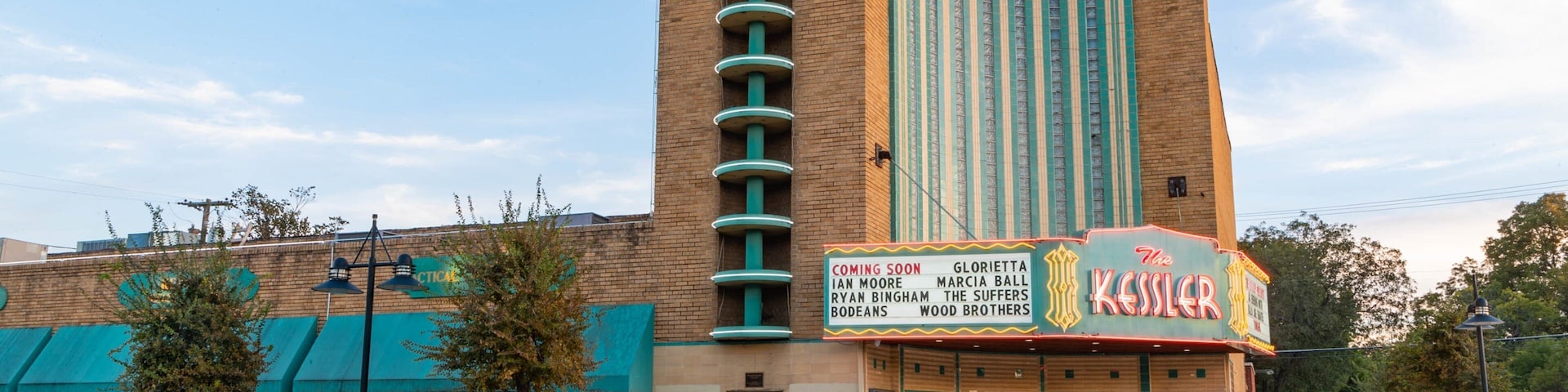 Kessler Theater showing signage