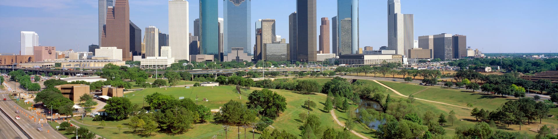 Houston Skyline, Memorial Park, Texas