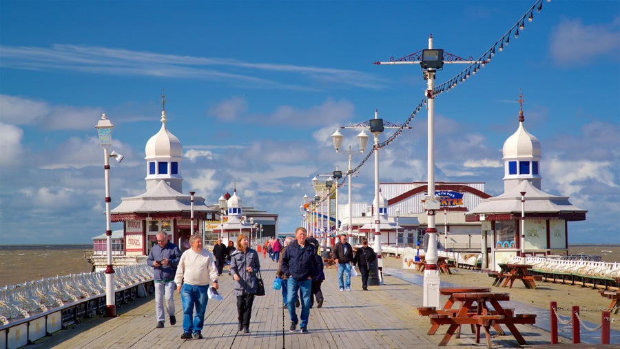 North Pier as well as a small group of people