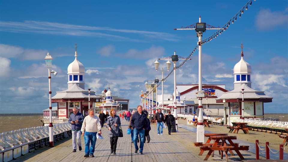 North Pier as well as a small group of people