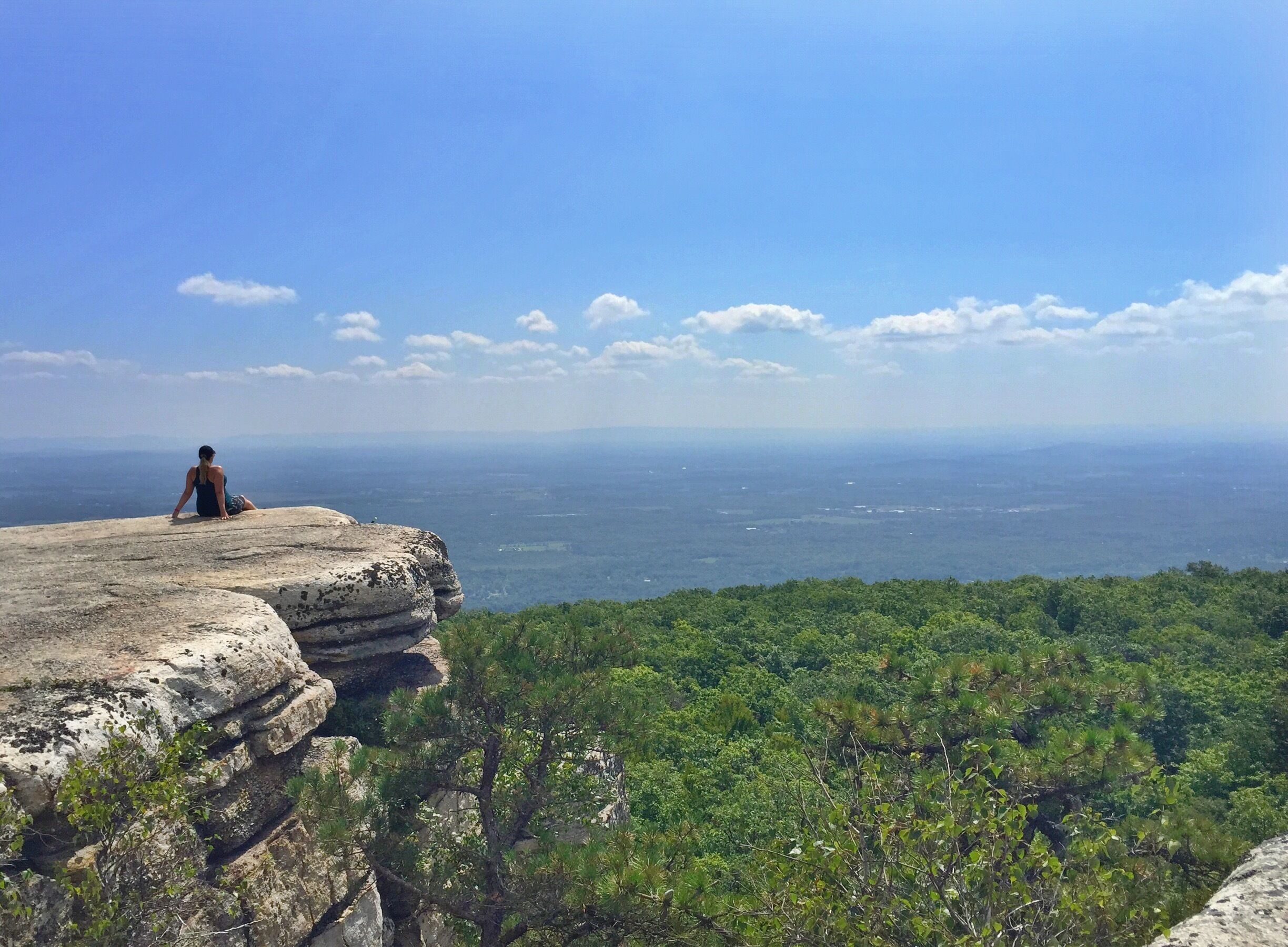 It was an ok view, I suppose.

I kid, I kid. Minnewaska StatePark hosts sky lakes, multiple trails, and so many scenic views. This is a great place for joggers, hikers, walkers, dogs, sight seeing, nature lovers, scuba divers, and swimmers! But it's wonderful for so many more people and not that far from NYC. Get there early during the summer so you can get parking! #outdoors #hiking #weekendgetaway #statepark