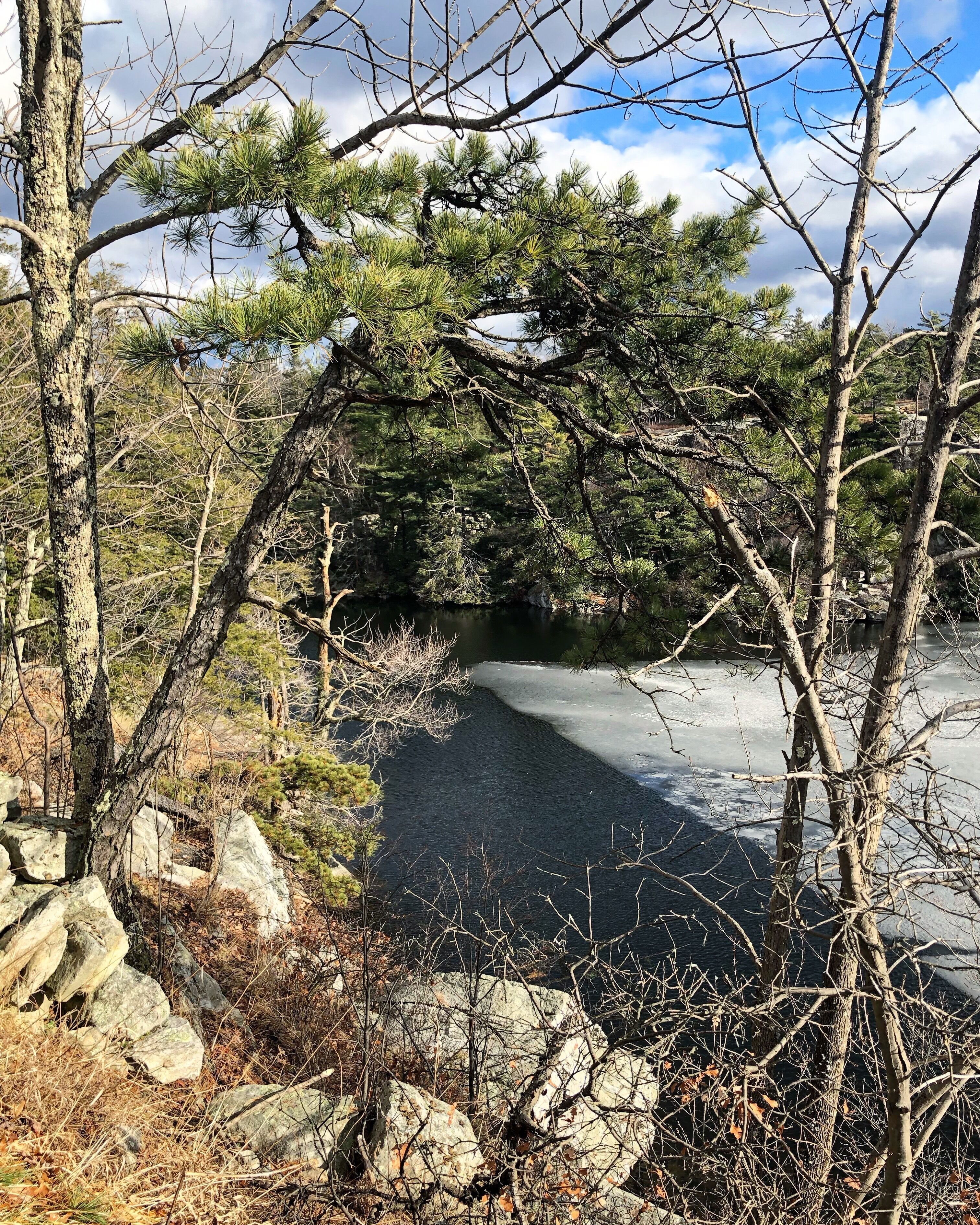 One of the coolest place to hike, bbq, bike and cliff jump! Too bad it was still  snowing at the time that I was there.