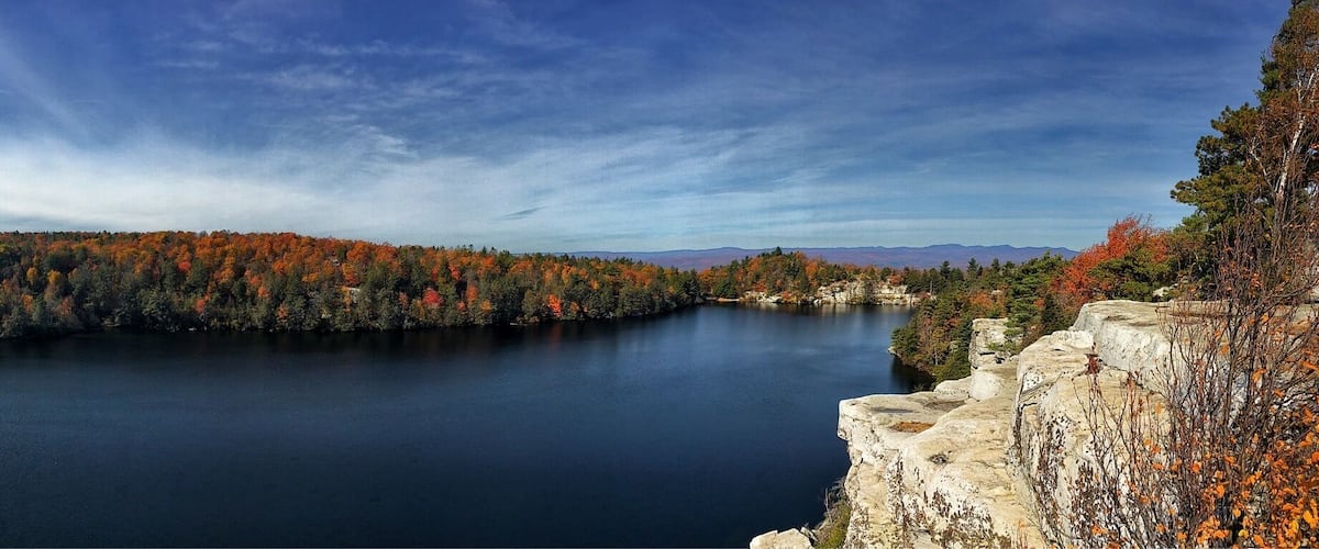 Gorgeous views of fall foliage to be seen at Minnewaska State Park