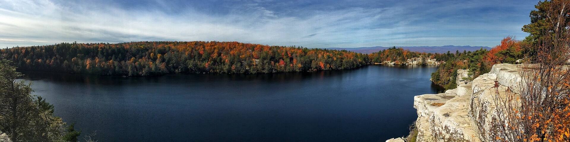 Gorgeous views of fall foliage to be seen at Minnewaska State Park