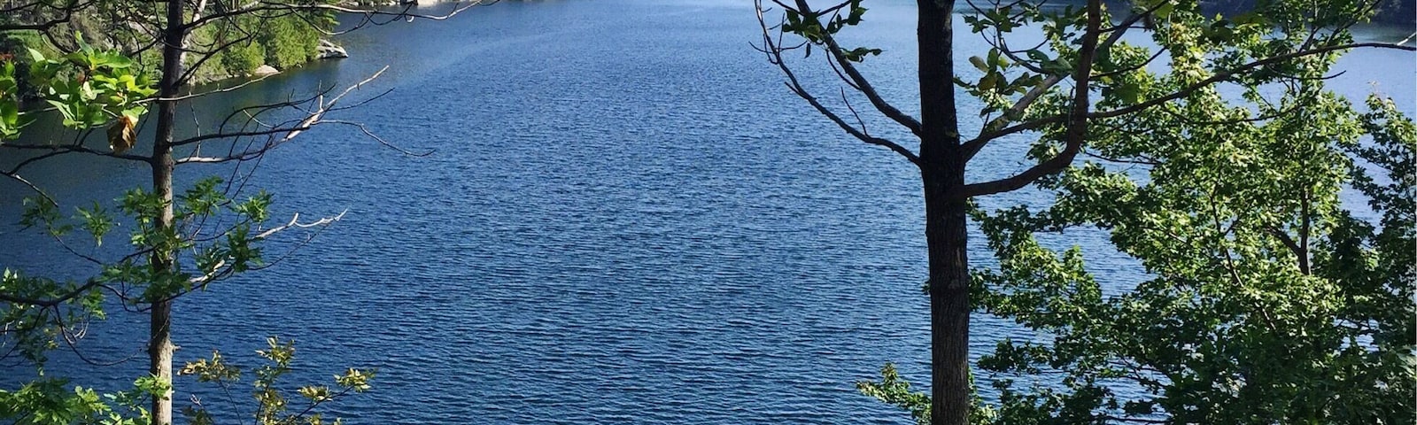 Welcome to the land of sky lakes. Minnewaska State Park hosts a few sky lakes: lakes that are reportedly filled with only rain water and no other source. The lakes are deep and beautiful, it's like scooping a piece of the sky and pouring them into the crevices of the mountain. At the park, you can go swimming, diving, and boating in the lakes. I was a bit disappointed that I hadn't come equipped with a swimsuit! #roadtrip #stateparks #hiking #nature #greatoutdoors