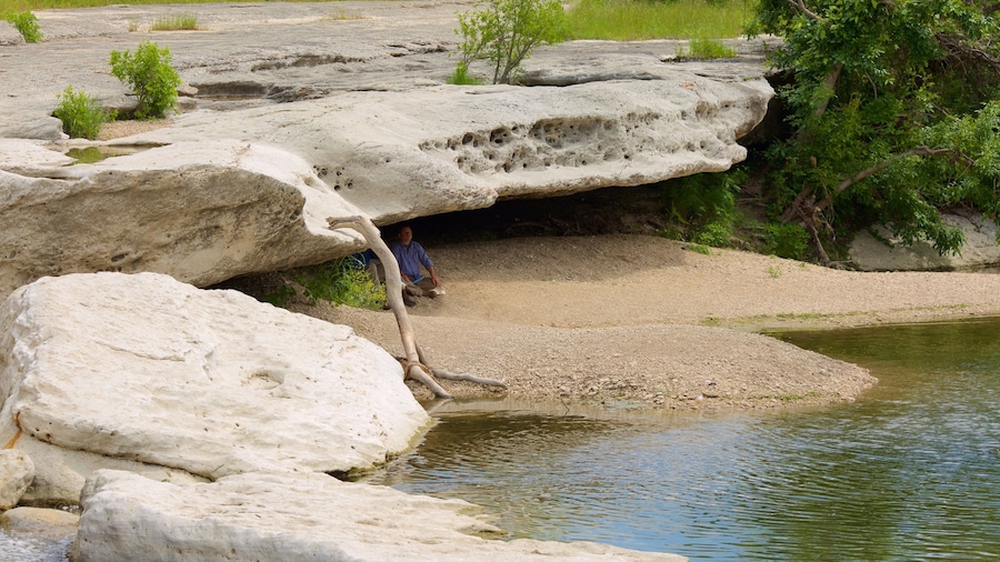 Franklin Park which includes a lake or waterhole and a garden