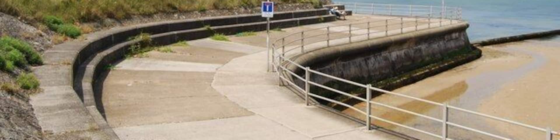 Promenade at the western end of Westgate Bay