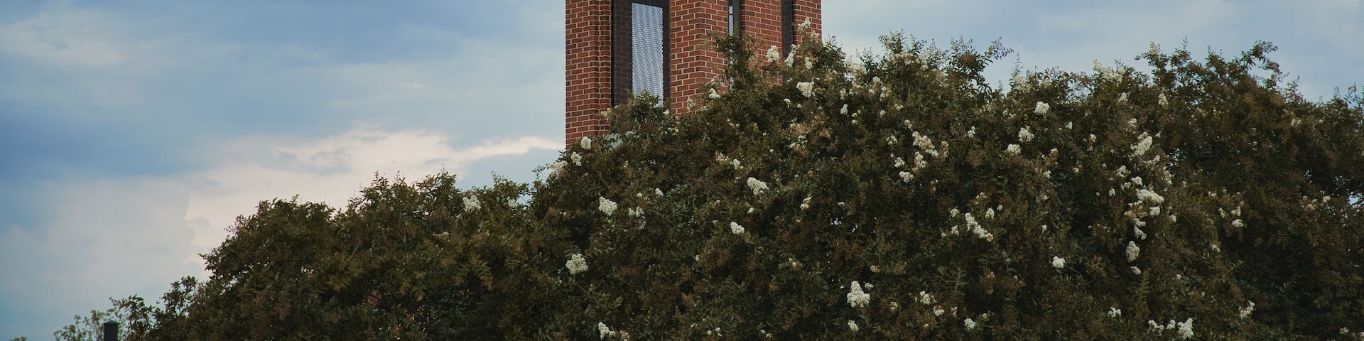 Famous Simpsonville clock tower in the USA