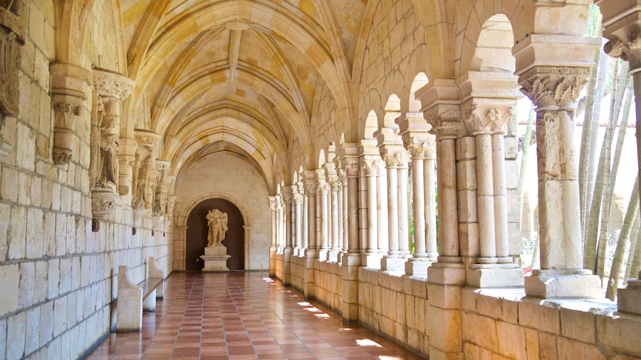 Ancient Spanish Monastery showing heritage elements and interior views