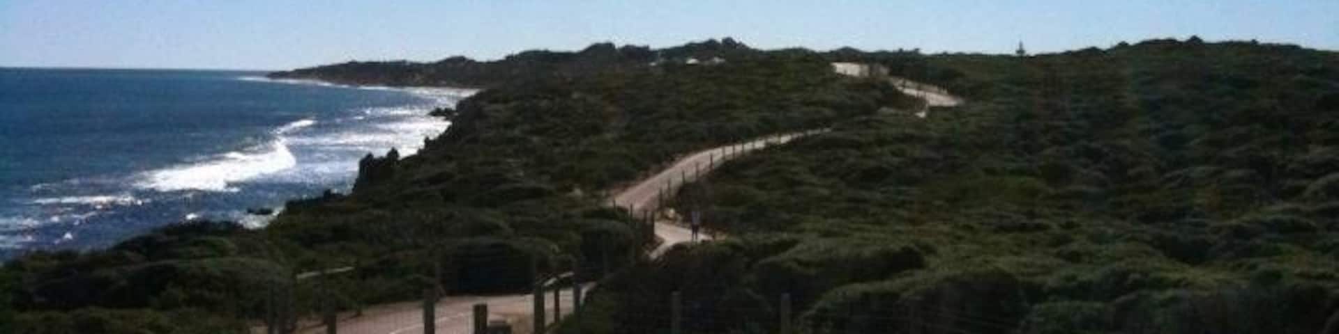 Where I like to run when I'm back home. Beautiful sunsets albeit windy pretty much everyday!