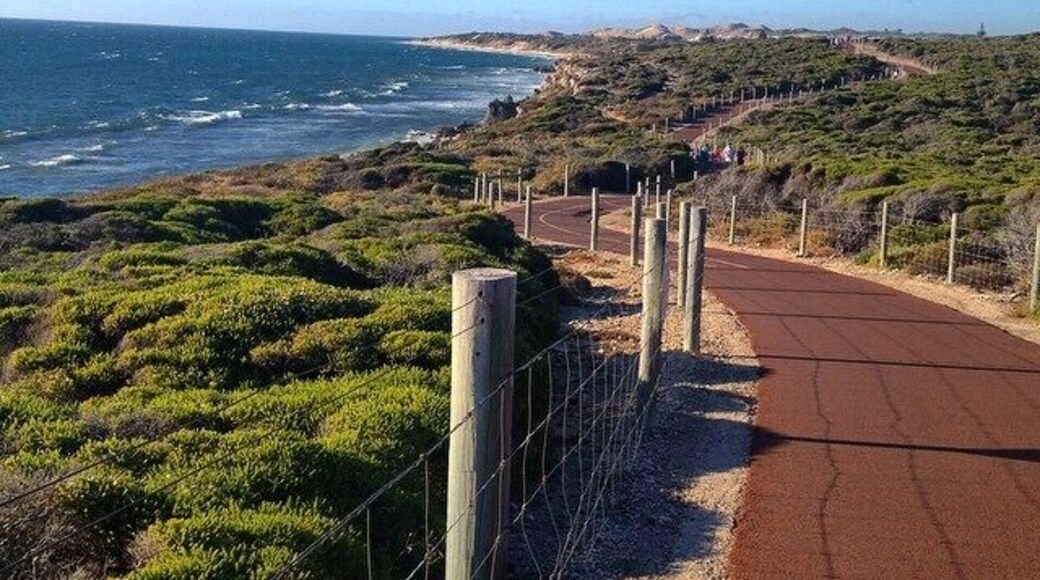 Another shot of Burns Beach! This is a view of the trail running alongside the beach. One of my favourite places to run at when I'm home.