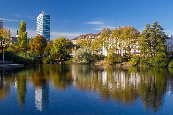 K21 Staendehaus which includes a lake or waterhole