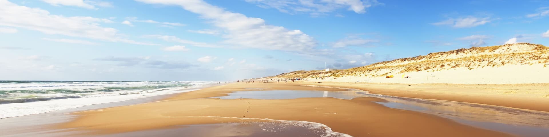 Ocean beach on the Atlantic coast of France near Lacanau-Ocean; Shutterstock ID 382281877; purchase_order: SP-1269 HA 2018 Batch 1; Order: ; client: ; other: