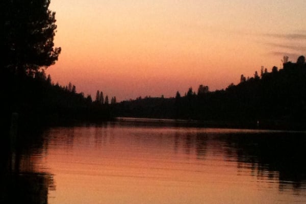 Sunset on the lake