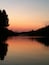 Sunset on the lake