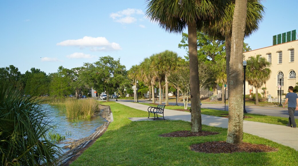 Senator Beth Johnson Park featuring a park and a pond