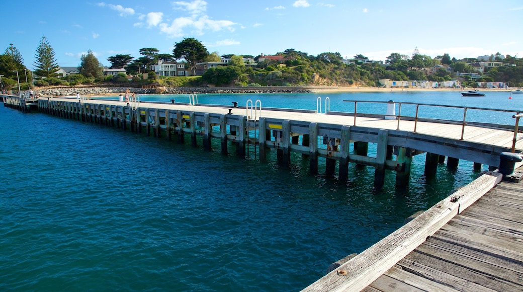 Portsea pir som viser kyst