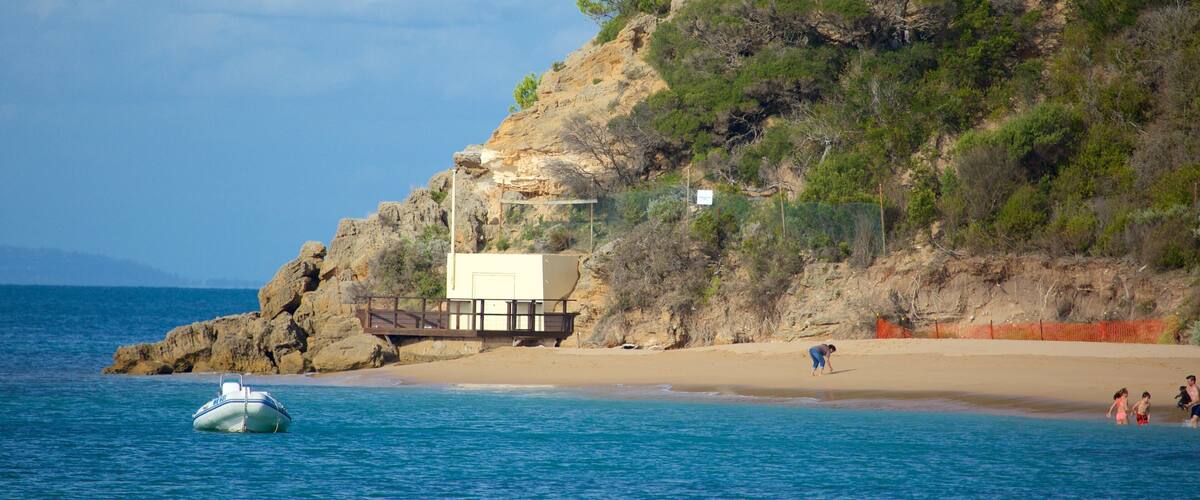 Portsea Pier which includes a beach