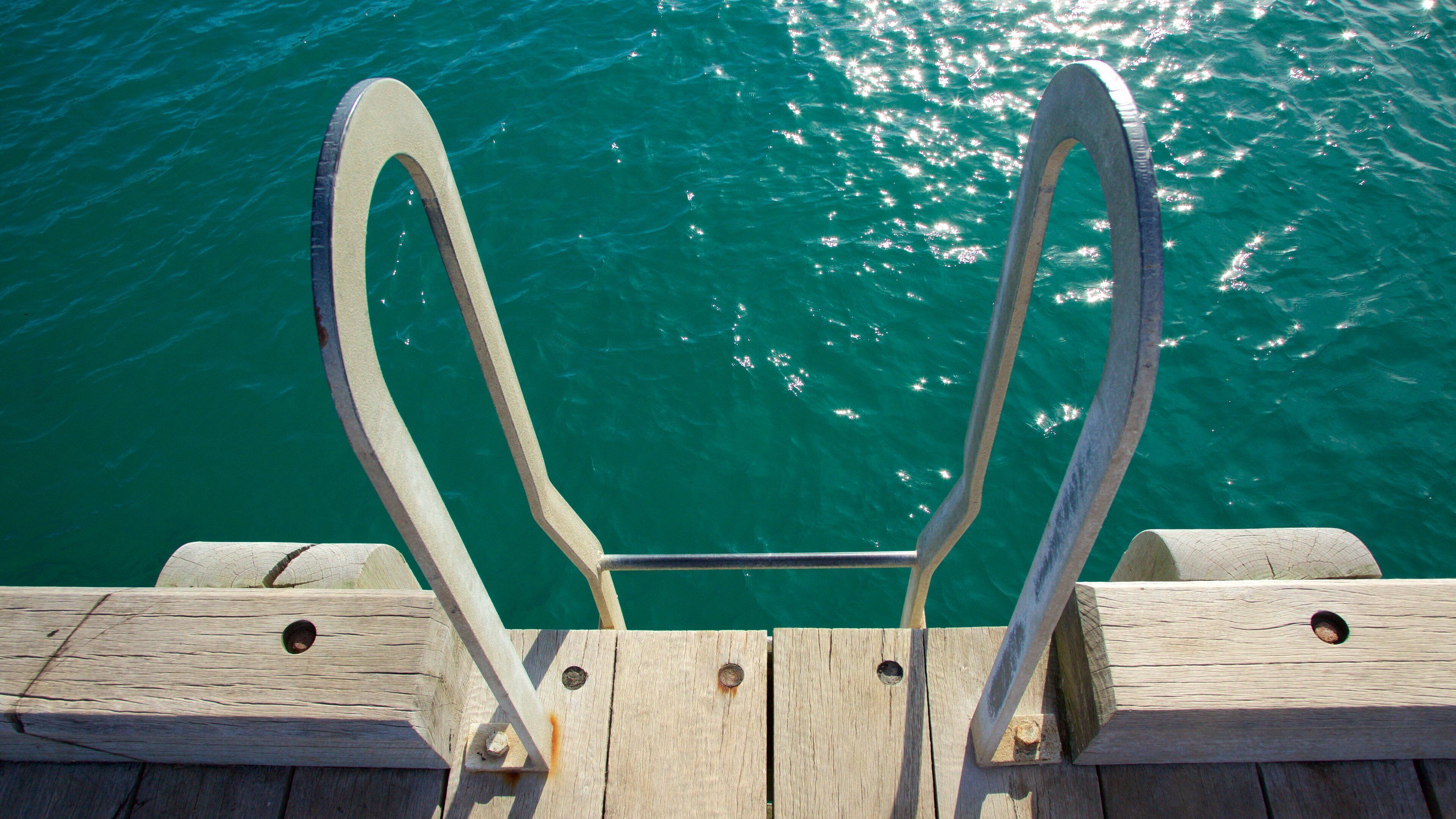 ポートシー ピア 表示 海岸線の眺め