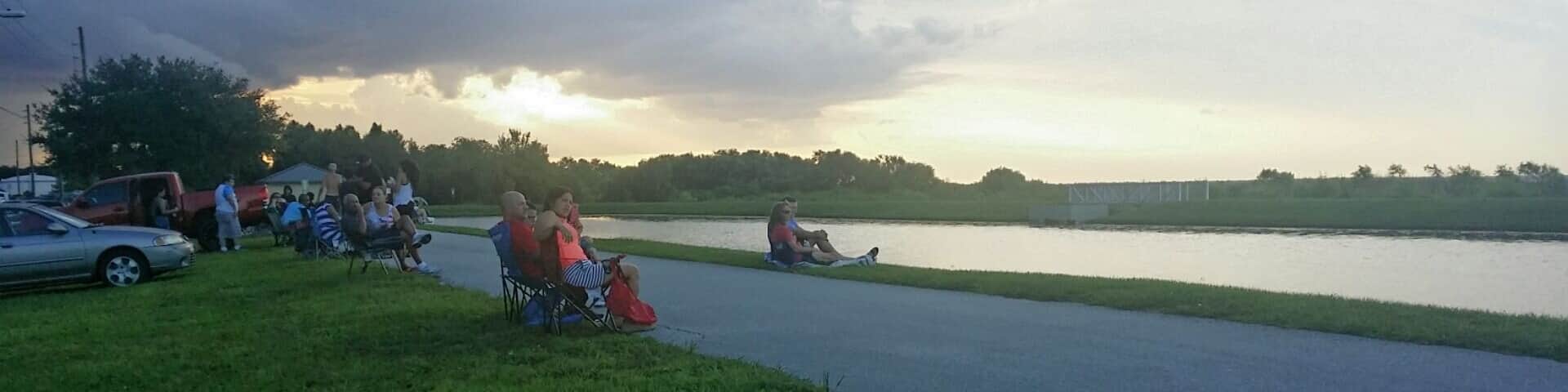 Waiting for fireworks