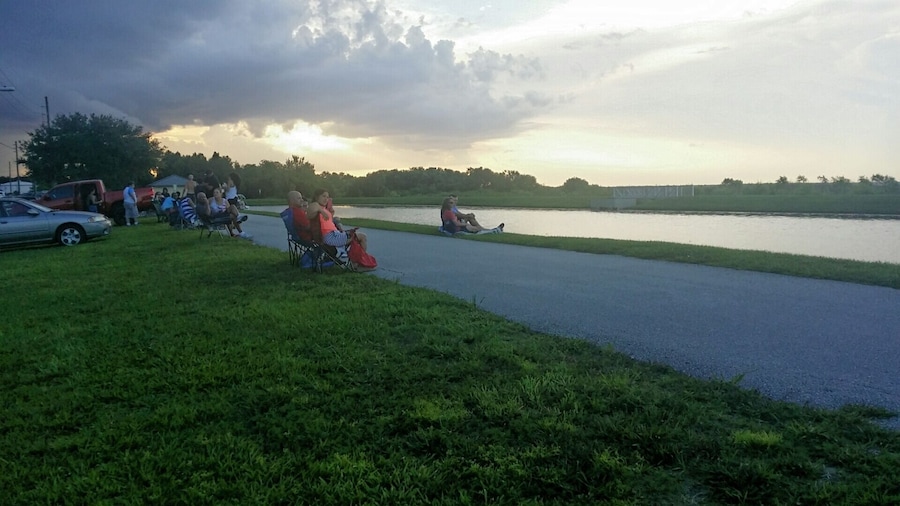 Waiting for fireworks