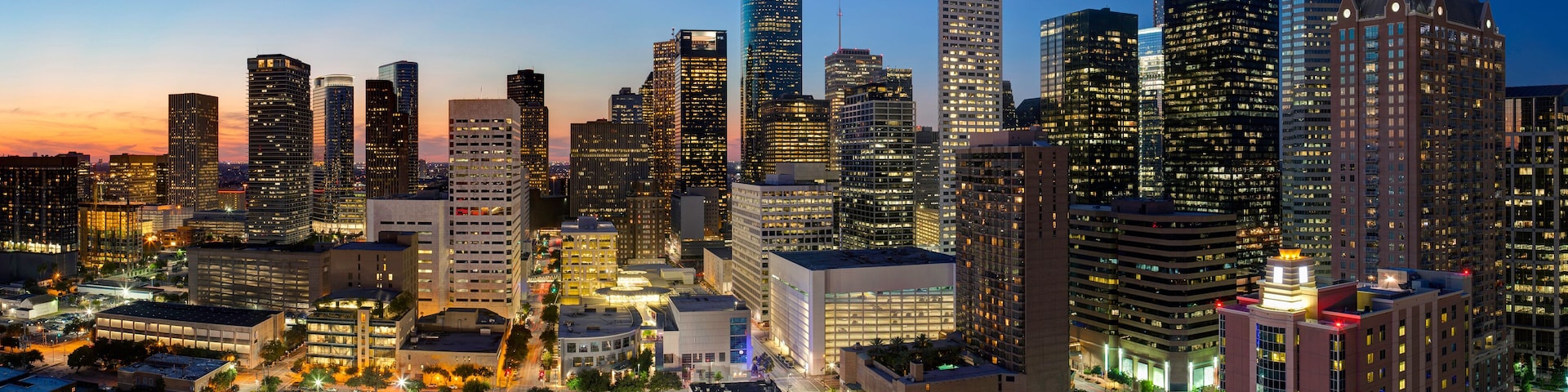 Houston City Skyline, Texas, USA