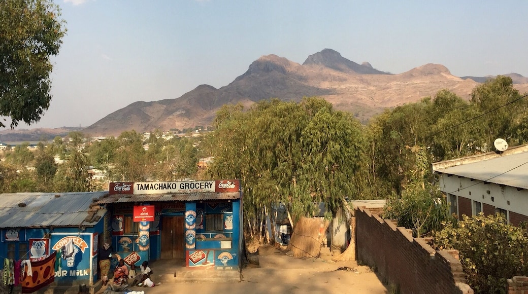 My visit to Malawi was too brief, only a couple of days, and I had no time to sightsee. The Blantyre and Kamaze area are surrounded by mountains. I wish I could have seen more of the countryside. I loved this quaint little grocery store on the side of the highway.
