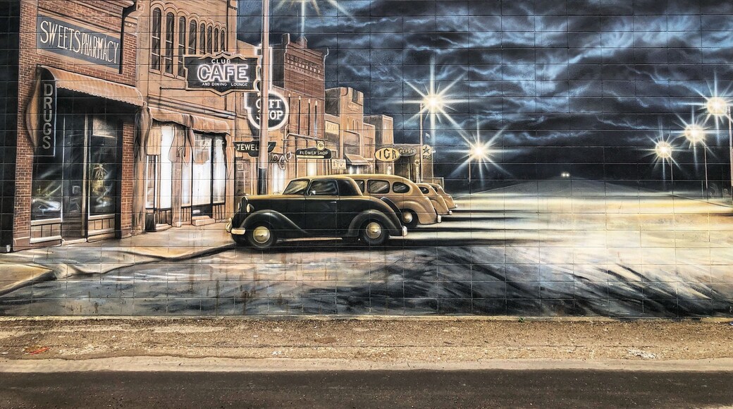 Mural of historic Lacombe (July 2019).
#LocalSecrets #MyBackyard