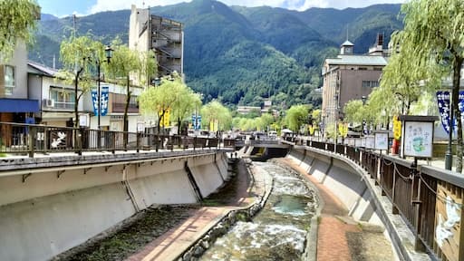 Gero hot spring town, Gifu, Japan