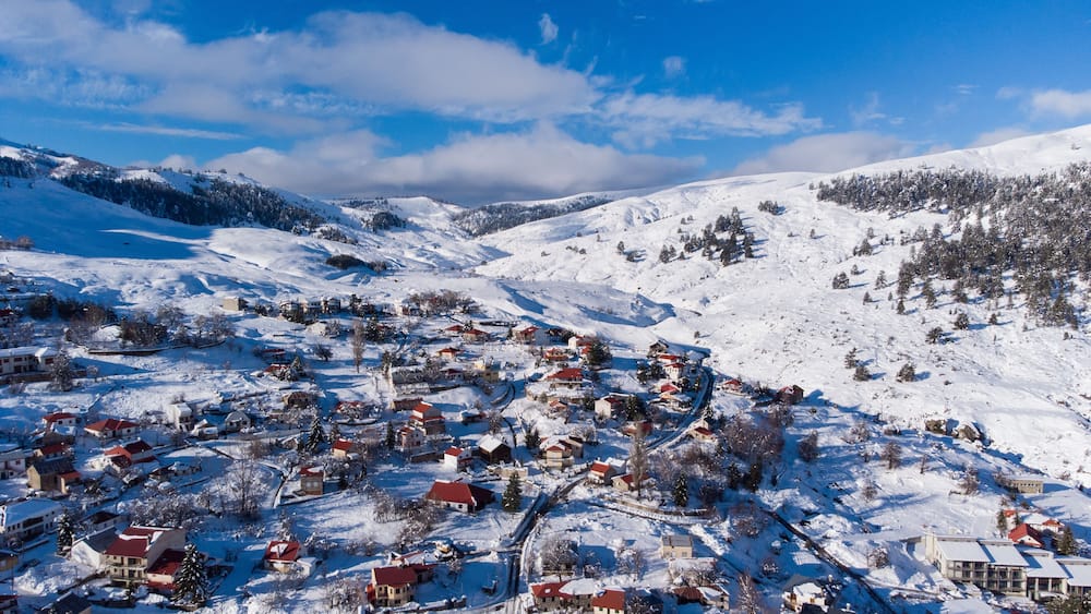Samarina Village in Grevena, Greece. The highest village in the Balcans.