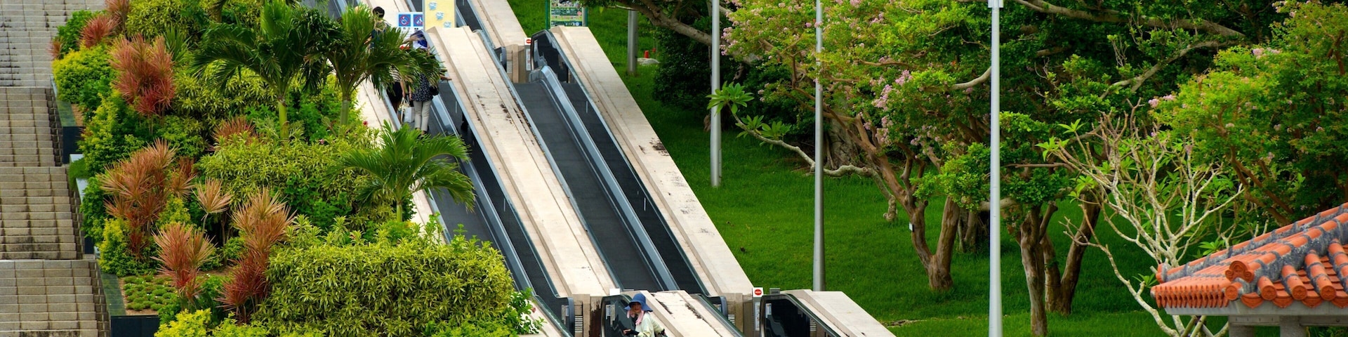 Ocean Expo Memorial Park as well as a large group of people