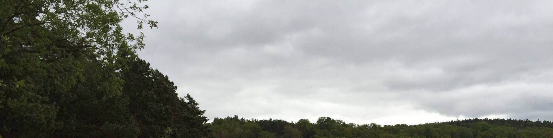 Badstrand i Flohult.