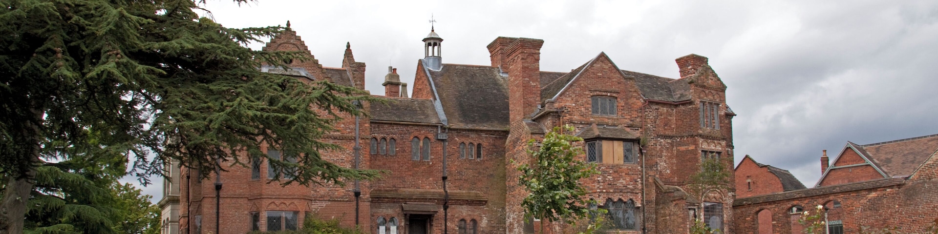 An impressive house in an imposing position, a pity about the boarded up windows