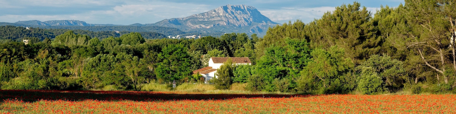 The landscape of Cézanne - The Sainte Victoire