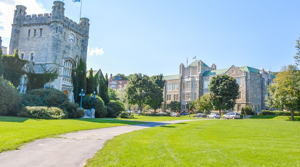 Selwyn House School and Westmount City Hall in Montreal downtown