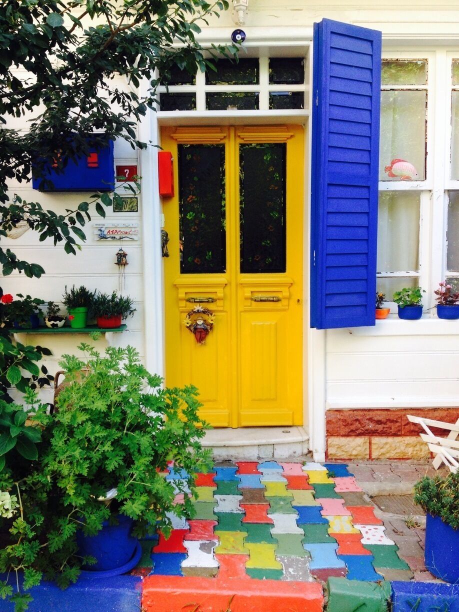 Colorful house in Heybeliada, Istanbul ;)