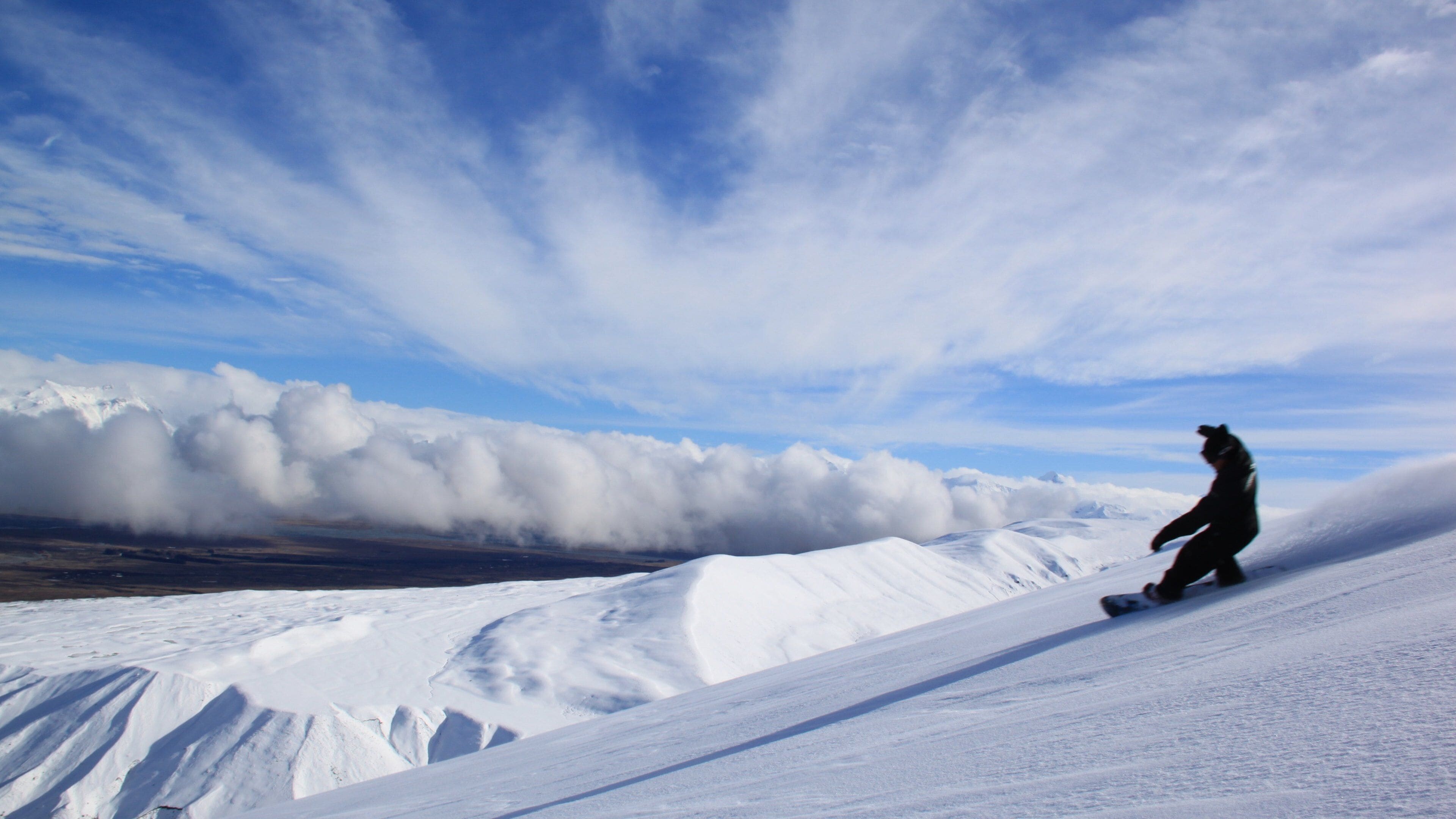 Roundhill Ski Area featuring snow and snow boarding