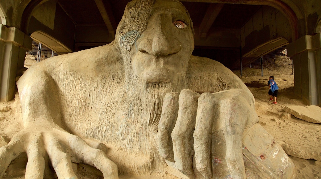 Fremont Troll showing outdoor art