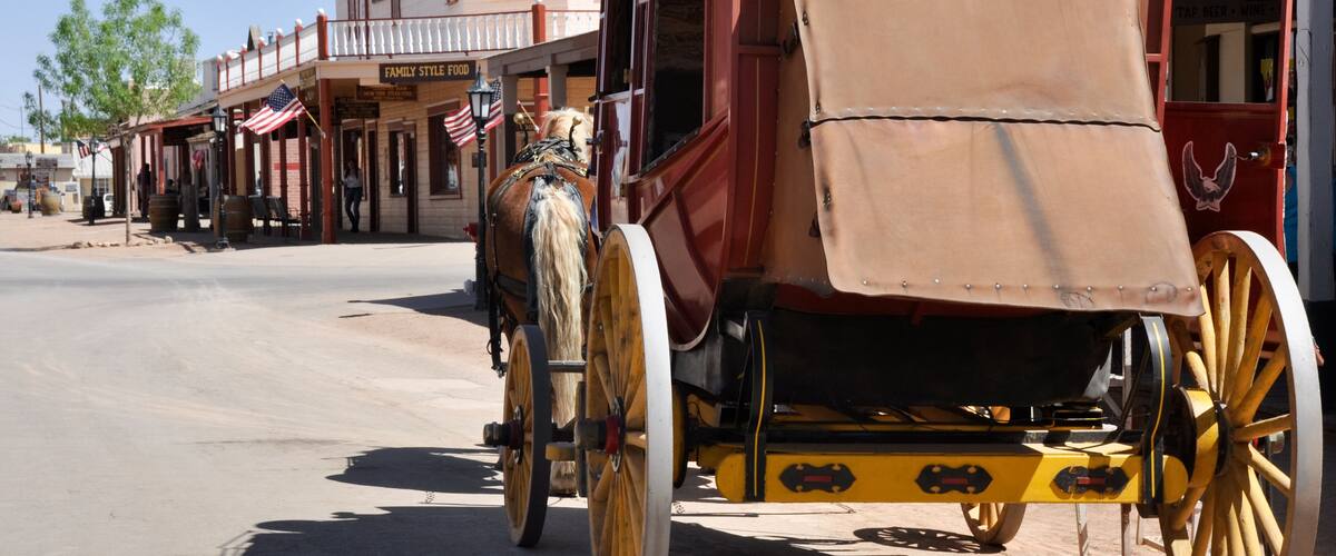 Stagecoach in Tombstone, Arizona