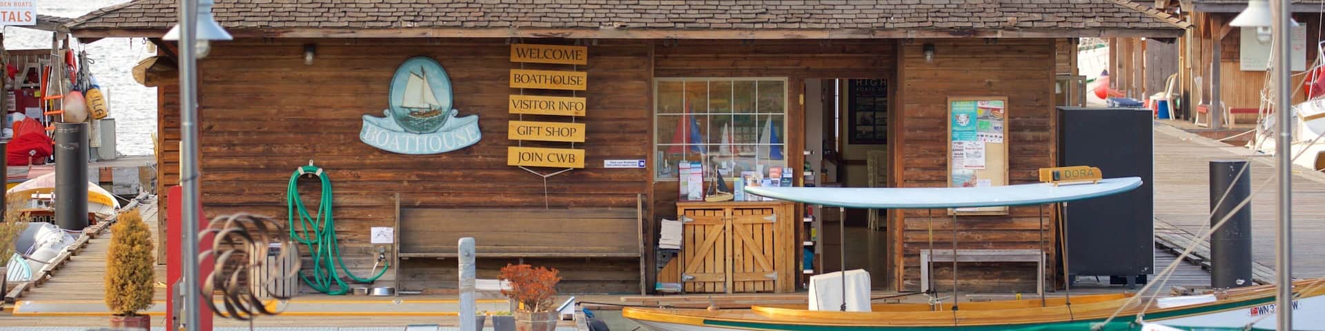 Center for Wooden Boats featuring a bay or harbor and boating