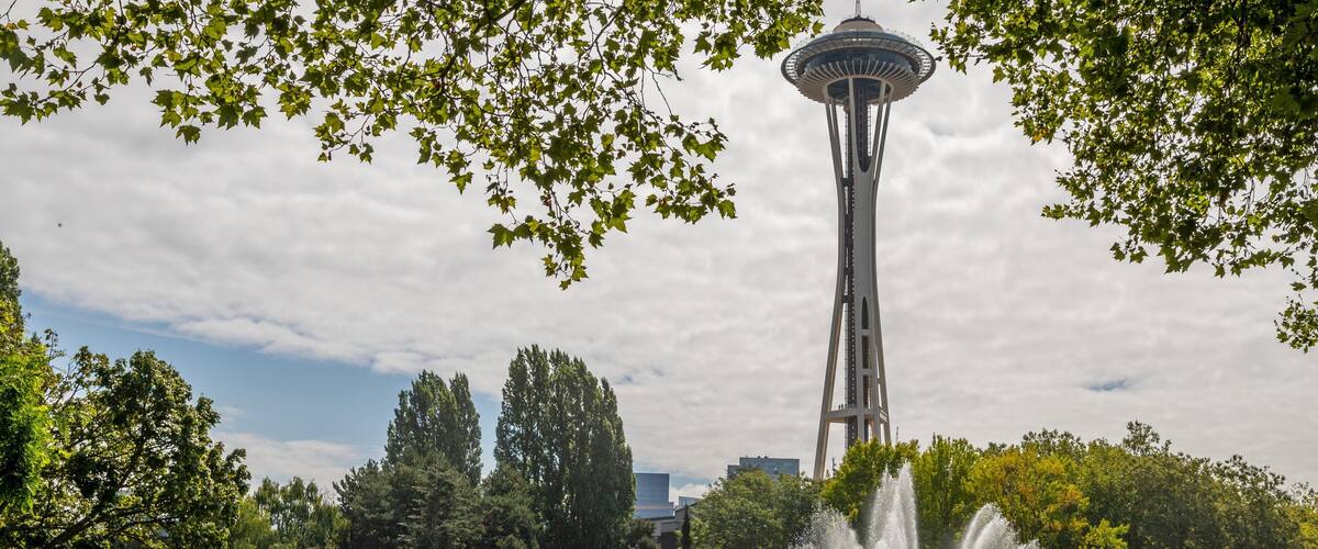 International Fountain featuring a fountain and a park