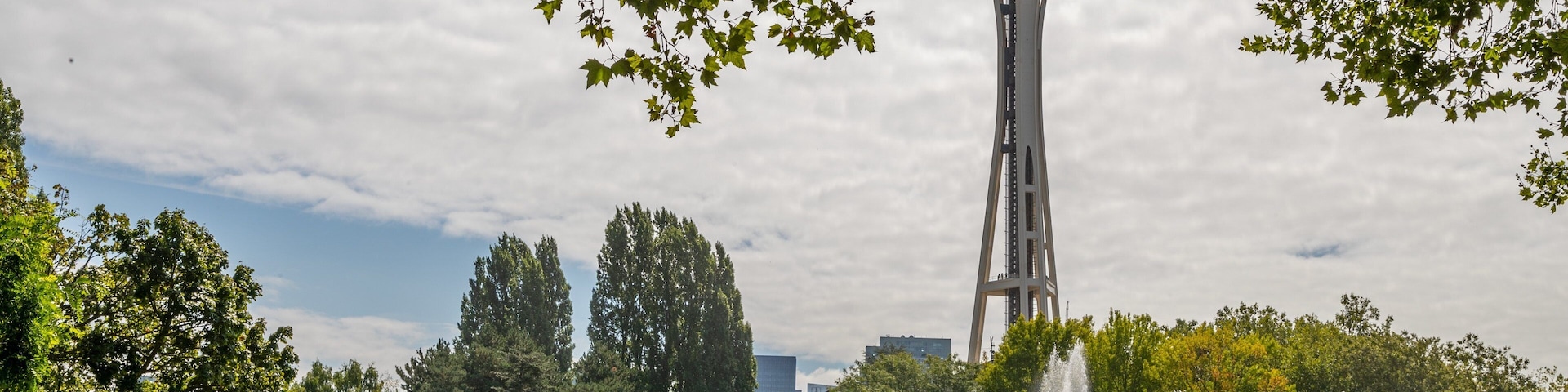 International Fountain featuring a fountain and a park