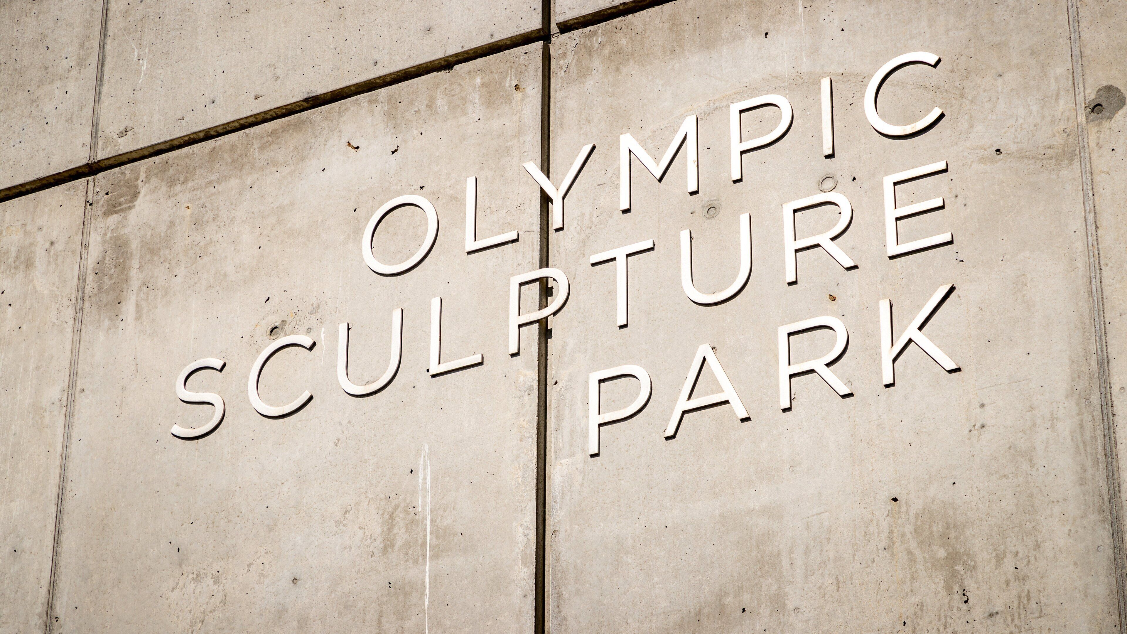 Olympic Sculpture Park featuring signage