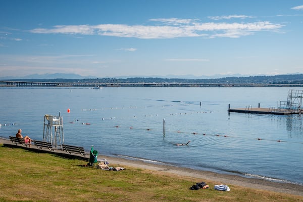 Madison Park Beach featuring a lake or waterhole