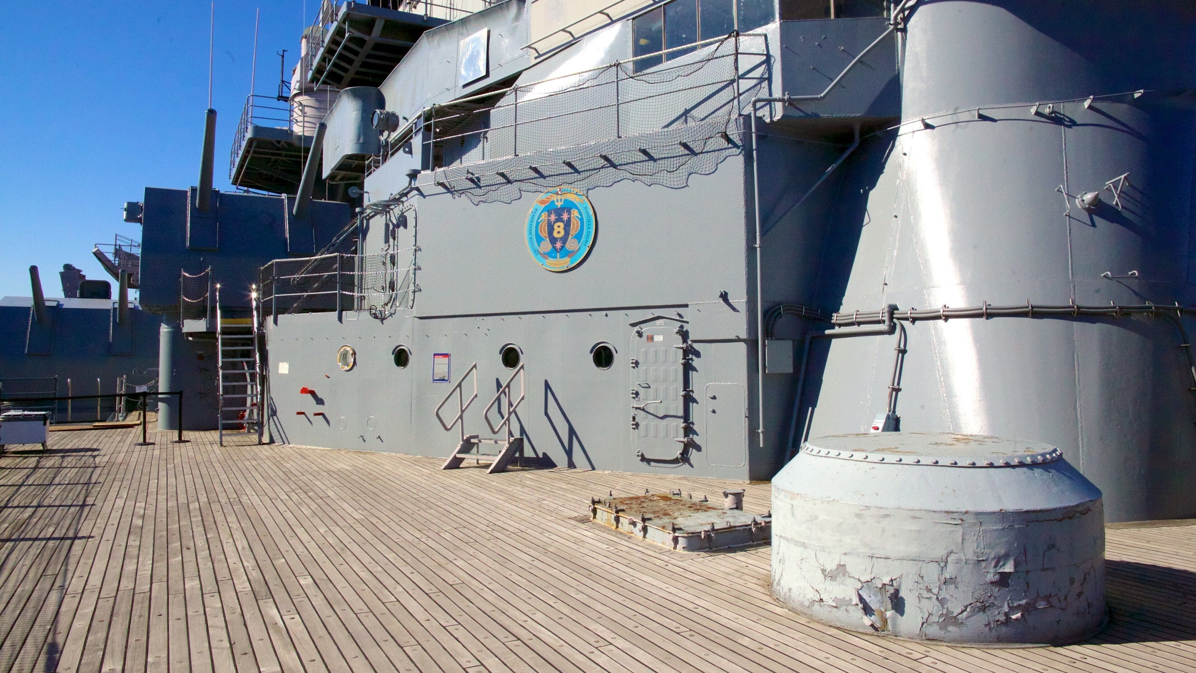 USS Wisconsin BB-64 featuring military items