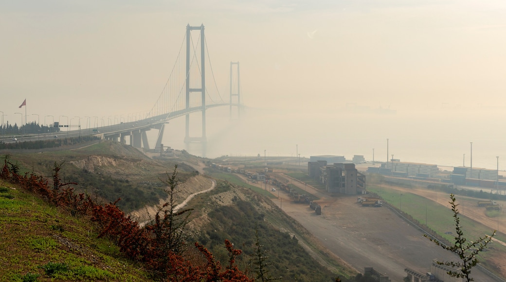 Osman Gazi bridge. World's 4th Longest Suspension Bridge